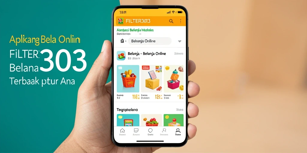 Antarmuka pengguna intuitif untuk pengalaman belanja online.