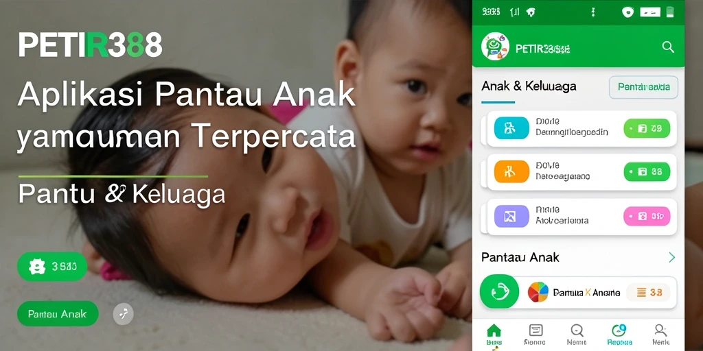 Antarmuka intuitif dan fungsi lengkap untuk pemantauan anak.