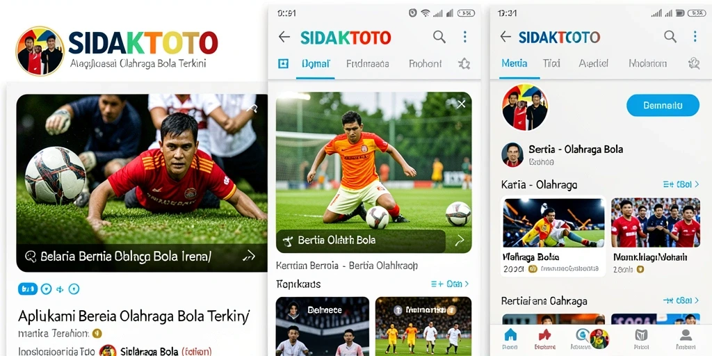 Tampilan antarmuka SIDAKTOTO dengan informasi olahraga bola terkini.